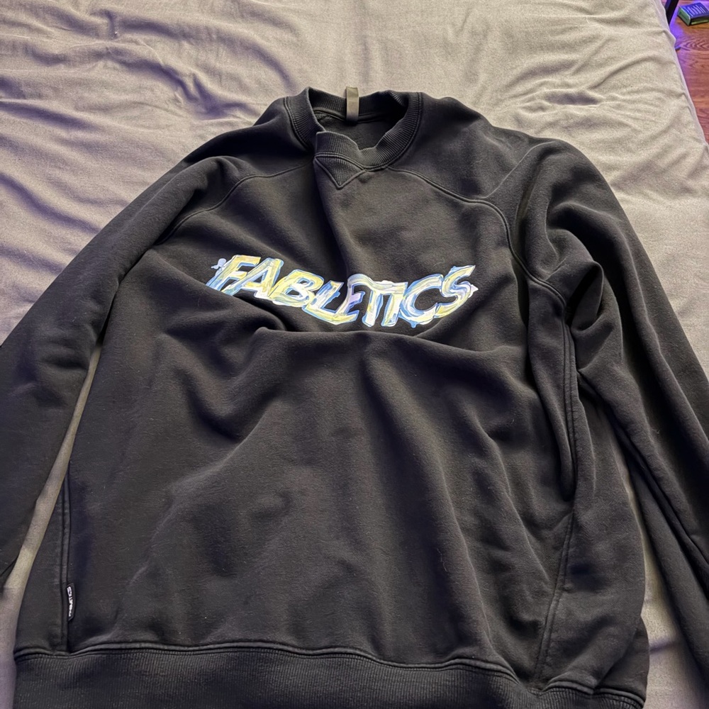 Fabletics Black Pullover With Logo - image 1